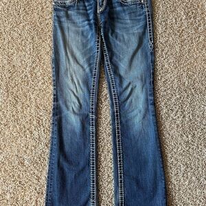 Rock Revival Eva Blue Boot Cut Jeans 28 the Buckle Y2K